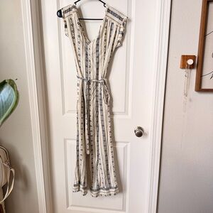 Striped V-Neck jumper